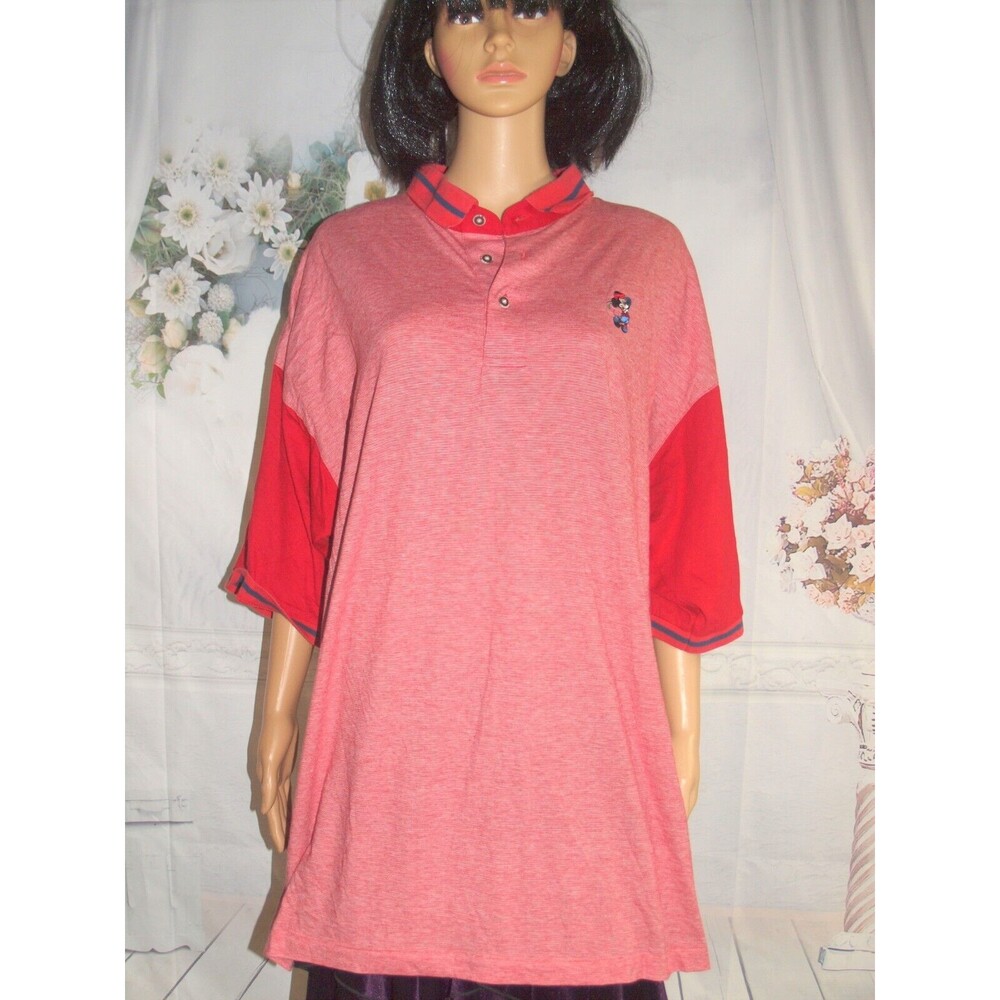 Mickey Mouse Golf Polo Shirt Embroidered Size XXL Antigua Made in USA Disney